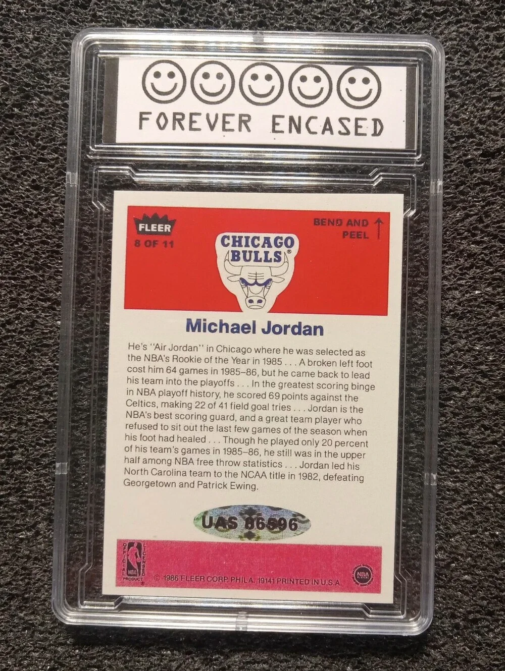 Michael Jordan Chicago Bulls Autograph Basketball Rookie Card